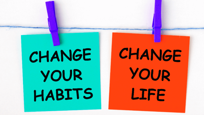 Notes reading Change Your Habits, Change Your Life.